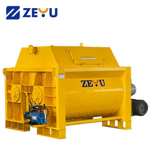 공장 직송 ZEYUZHONGGONG JS500 콘크리트 믹서 기계 25m3/h 용량 고하중 순간 CE 인증 PLC 제어 - Product Image 5