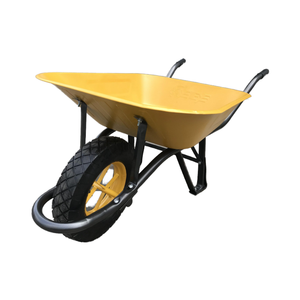 Garden Construction <strong>Hand</strong> <strong>Trolley</strong> WB6400 <strong>heavy</strong> single-wheel handcart compatible with 4.00-8 wheels - Product Image 1