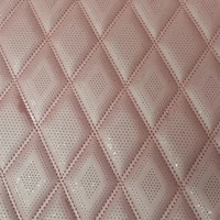 Coussins de chaise et sièges de voiture haut de gamme en cuir PU écologique avec perforations uniques, imperméables, pour la couture et la broderie