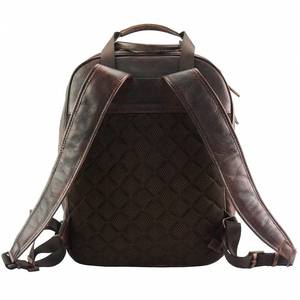 Mochila de Cuero para Mujer, Elegante y Moderna, Duradera, de Cuero Genuino, con Múltiples Compartimentos y Cierre de Cremallera, para la Escuela, Viajes y Oficina - Product Image 4