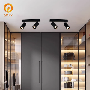 <span class=keywords><strong>Plafonnier</strong></span> Décoré Moderne <span class=keywords><strong>4</strong></span> têtes 3 têtes 2 têtes 1 tête Noir Blanc Couleur GU10 Ampoule Aluminium Pendentif Lumière Spot <span class=keywords><strong>Led</strong></span> - Product Image 2