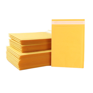 Foska carta Kraft gialla piccola bolla Poly mailer aria imbottita buste di carta postale corriere postale borse Express - Product Image 1