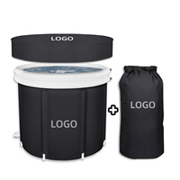 2024 nouvelle conception 90cm de diamètre en gros bain de glace gonflable Portable pas de fuite et de déchirure baignoire plongeante froide gonflable