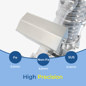 Tự động chiều cao có thể điều chỉnh độ nhạy cao 0.2mm Máy dò kim loại máy tính bảng deduster Máy phát hiện kim loại - Product Image 4