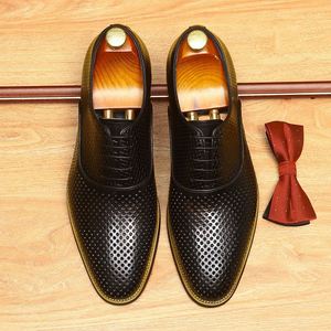 Latest Business Formal Stylish Brogue Men's Shoes With <b>Pointed</b> <b>Toes</b> Men Korean Style Trendy Leather Shoes Versatile Men Shoes - Product Image 1