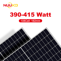 Panneau solaire monocristallin 108 cellules Module PV 400W dans les panneaux solaires pour système de stockage d'énergie solaire