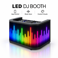 Écran LED P2.5 pliable haute luminosité pour cabine DJ, idéal pour pub, lounge, spectacle en direct, location, fête, scène