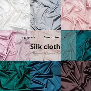 Toile de fond pour <span class=keywords><strong>photographie</strong></span> de produits populaires, tissu texturé en soie champagne, polyester pour studio photo - Product Image 4