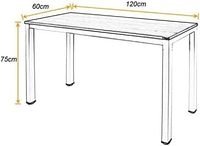 Table d'ordinateur Table de travail de bureau moderne Table de bureau pour l'emballage de commande par correspondance de bureau à domicile