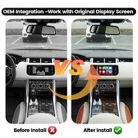 Interface CarPlay sans fil Android Auto Decord pour Land Rover Evoque 2012-2018 (Bosch) Navigation Android Auto Airplay
