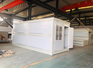 Maison de conteneur préfabriqué léger de 20 pieds Bâtiment de structure en acier de maison de camping détachable pour la vie en plein air - Product Image 4