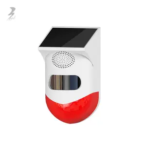 Best Sale Smart Home Rf Remote Siren Infrared Outdoor Wireless 433 Mhz Solar Pir Alarm