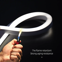 360 Degrés Lumineux Rond 360 Silicone Tube Led Corde Lumière Flexible Led Bande Lumière Diffuseur Néon Lumière
