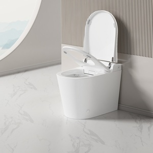 مقعد مرحاض ذكي ياباني ذهبي ذكي بجهاز تحكم عن بعد مرحاض ذكي مثبت على الأرض - Product Image 3