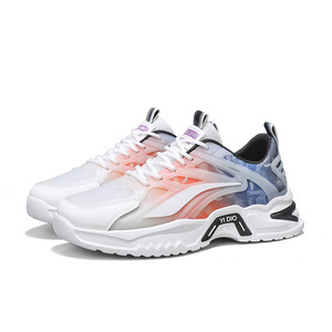 Calzado Deportivo Ligero y Transpirable de Malla, Nuevo Estilo, para Hombre y Mujer, Color Negro y Blanco - Product Image 2