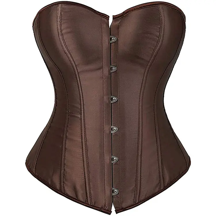 Corset en Satin pour femmes, noir, blanc, bleu, violet, rouge, Corset élastique, Bustier, grande taille, Corset mince