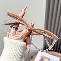 LG88 Montures de lunettes œil-de-chat style punk européen et américain, tendance Instagram, monture complète, unisexe, mode, vente en gros