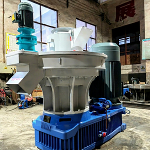 Ligne de production complète de granulés de bois biomasse avec moteur, machine à granulés de paille automatique certifiée CE, prix compétitif - Product Image 1