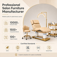 Table de soin esthétique électrique moderne, fauteuil esthétique électrique, table cosmétique, lit de clinique de beauté pour clinique cutanée