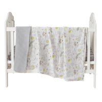 Couverture pour bébé en coton biologique à 4 couches, couverture douce en mousseline pour bébé, couverture en mousseline gaufrée, couverture enveloppante en mousseline pour nouveau-né