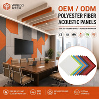 Panneau Acoustique Circulaire WINEGO Direct Usine en Fibre de Polyester PET, Isolation Sonore Ronde pour Plafond et Mur, Taille Personnalisée pour Projets Décoratifs