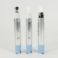 Tube cosmétique 3-en-1 en alliage de zinc avec logo personnalisé, vide, pour brillant à lèvres et sérum pour les yeux, emballage en plastique et aluminium pour soins de la peau