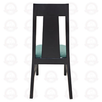 Silla de Comedor Comercial para Restaurante, Estructura de Madera, Asiento de Tela, Silla para Banquetes de Hotel