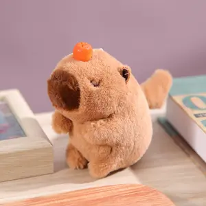 Búp bê capybara Ba lô Mặt dây chuyền vẫy đuôi chụp Vòng Vòng đeo tay búp bê sang trọng Đồ chơi
