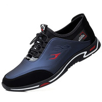 Chaussures décontractées pour hommes, confortables et respirantes, été 2026, mocassins rétro, doublure en mesh, semelle intérieure en PVC, chaussures pour jeunes
