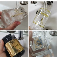 Autocollants en métal aluminium personnalisés, imprimés par UV, gaufrés, imperméables, étiquettes d'emballage pour flacons de parfum, artisanat de bougies, résistants