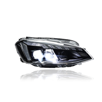 Feux avant KGKB pour VW Golf 7 2013-2017, ensemble de phares de voiture, mise à niveau style A4, lentille de projecteur LED, accessoires