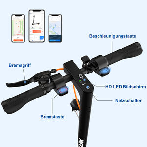 Trottinette électrique <span class=keywords><strong>Mega</strong></span> Motion EV85F ABE à capteur contrôlée par application, 8,5 pouces, pliable, deux roues, moteur sans balais, lithium – Meilleures ventes - Product Image 2