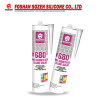 SOZEN-680 Mastic silicone acétique imperméable à forte adhérence pour l'étanchéité des cuisines et salles de bain, vente en gros, directement de SOZEN