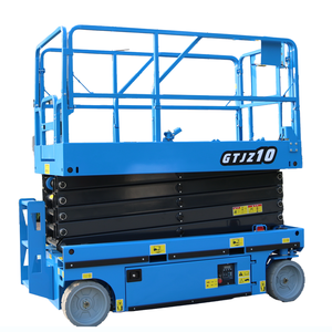 Plataforma Elevadora de Tijera Eléctrica FORU GTJZ10 de 10 m para Mantenimiento de Grúas Aéreas en Depósitos Metropolitanos, Plataforma de Trabajo Aérea Autopropulsada - Product Image 5