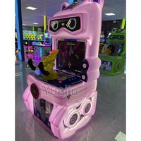 Machine de jeu d'arcade à monnayeur pour enfants en acier inoxydable, version anglaise