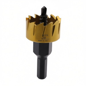 ใบเลื่อยเจาะรู HSS ขนาด 38 มม. เคลือบไทเทเนียมสำหรับเจาะไม้และโลหะ - Product Image 2