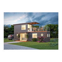 Maison en bois pliable idéale pour un salon, kit pliable, conception moderne, conteneur extensible, à bas prix, livraison gratuite