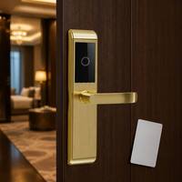 Cerradura Electrónica Inteligente para Puerta de Hotel con Tarjeta RFID de Acero Inoxidable 304, con Software de Gestión Hotelera para Hoteles y Apartamentos