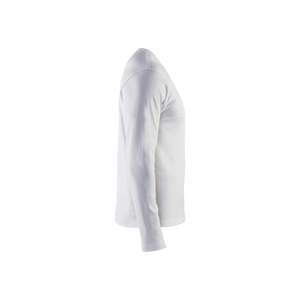 BLAKLADER - 331410321000S <b>T</b>-<b>shirt</b> <b>long</b> <b>sleeved</b> <b>White</b> - EAN 7330509255155 WORK <b>T</b>-<b>SHIRTS</b> AND POLO <b>SHIRTS</b> - Product Image 3