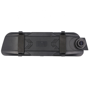 10 inç IPS 170 derece çift Lens ön panel kamerası 1080P araba <span class=keywords><strong>dvr</strong></span>'ı gece görüş WDR ile temizle dikiz aynası Video kaydedici - Product Image 5