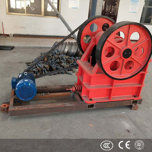 High Quality <b>Mini</b> Rock Jaw Crusher China Small Electric Stationary Stone Crusher Competitive Price Fitted Engine Bearing Core - Product Image 3