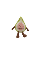 Porte-clés en peluche personnalisé mignon en forme de fruit, mini poupée en peluche de dessin animé, breloque de sac avec logo brodé, cadeau promotionnel