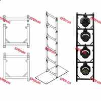 Estructura de Iluminación para Conciertos al Aire Libre, Soporte de Aluminio para Altavoces de Sistema Line Array