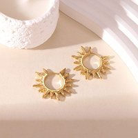 Pendientes Estilo Vacaciones, Joyería Simple para las Orejas, Pendientes de Estrella Versátiles y a la Moda, Joyería al por Mayor que No se Destiñe