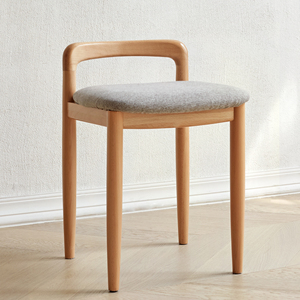 Sgabello/Panca Moderno in <span class=keywords><strong>Legno</strong></span> di <span class=keywords><strong>Faggio</strong></span> Naturale Eco-Friendly per Camera da Letto e Sala da Pranzo - Product Image 1