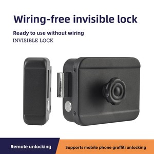 รีโมทคอนโทรล ล็อคประตูไฟฟ้าภายในบ้าน แบบซ่อน มองไม่เห็น ป้องกันการโจรกรรม ใช้รหัสผ่าน บัตร หรือโทรศัพท์มือถือ - Product Image 3