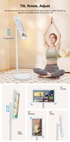 Kiosque publicitaire avec écran tactile LCD vertical de 21 pouces, lecteur multimédia TV, affichage numérique portable, écran Android