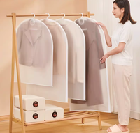 Housse de vêtement translucide en PEVA, directement de l'usine |   Sac de rangement pliable pour vêtements, imperméable, anti-poussière, écologique et réutilisable