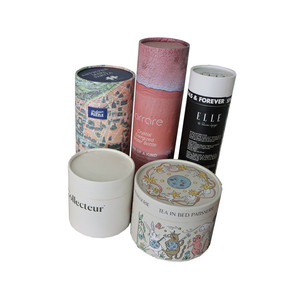 ورق كرافت مطبوع مخصص مبتكر دائري أنبوبي للتغليف لتغليف الأغذية - Product Image 1