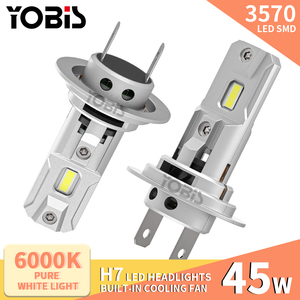 YOBIS Vente en gros Prix bas Super lumineux Lampe Éclairage automobile 3570 LED <span class=keywords><strong>H7</strong></span> <span class=keywords><strong>Ampoule</strong></span> de phare de voiture <span class=keywords><strong>Ampoule</strong></span> de phare LED - Product Image 3